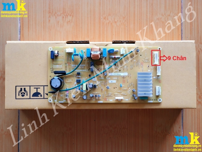 ( SP1280 )  Board Tủ Lạnh Sharp Inverter Loại 9 Chân